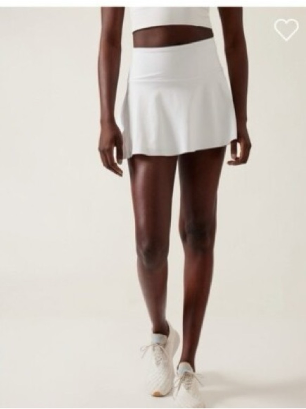 NWT Athleta White Ace Tennis Skort 13.5”